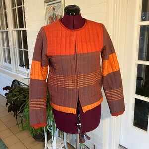 Benares Designed by Akshay Singh Quilted Cotton Jacket | Size XS